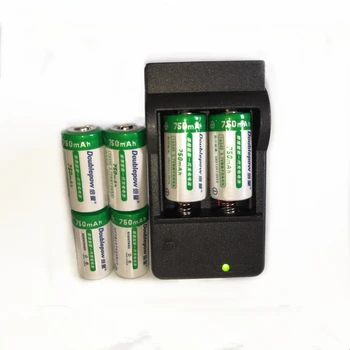 6 бр. Оригинални 3,7 На 750 mah cr123a lithium 16340 акумулаторна батерия литиева батерия + литиева батерия 16340, интелигентно зарядно устройство