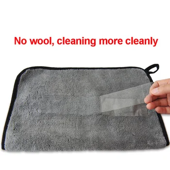 60x160 см, кърпа за почистване на автомобила от микрофибър, двупластова удебелена мека кърпа за сушене на детайли на каросерията, кърпа за миене на кърпи