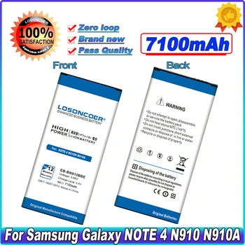 7100 ма EB-BN910BBE Батерия за Samsung Galaxy Note 4 Батерия Note4 N910H N910A N910C N910F N910W N910P N910T N910FQ N910X