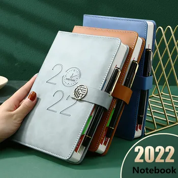 A5 Книга График 2022 Системен План Книга На Часовник-Календара На Книгата На Учебния Дневник Бележник Бизнес Офис Бележник Подарък За Рожден Ден
