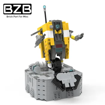 BZB MOC Claptrap Робот CL4P-TP Градивен елемент Комплект Герой Гиперион Партньор Магьосник Тухлена Модел Детски Играчки За Мозъка Подаръци За Рожден Ден
