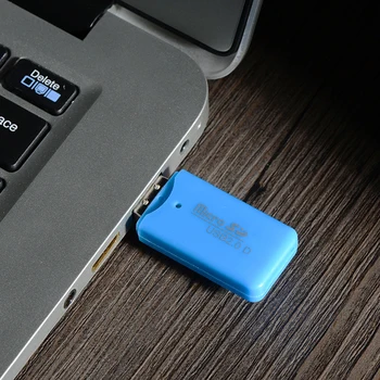 Cardreader, USB 2.0 адаптер за SD TF, преносим флаш, смарт високоскоростна карта памет, аксесоари за настолни КОМПЮТРИ Macbook