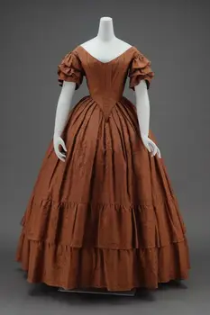 Cosplay Diy Жена викторианска рокля на 1860-те години, роклята на гражданската война, рокля на Дикенс, бална рокля, реколта костюми, средновековна бална рокля, съоръжения