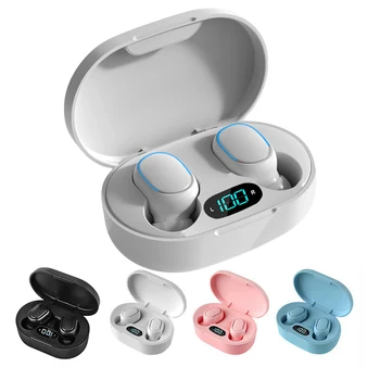 E7S TWS Безжични Слушалки Bluetooth управление на слушалки Спортни Слушалки Водоустойчив Микрофон Музикални Слушалки Работят На всички смартфони