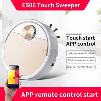 ES06 Робот-Прахосмукачка Smart Vaccum Cleaner за Дома Bluetooth Телефон, Приложението за Управление на Автоматично Премахване на Прах за почистване на улиците