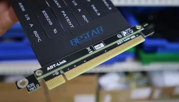 Gen3.0 PCI-E 16x-16x Удължител Странично За дънната платка GIGABYTE AORUS AC300W ITX PCIe x16 Дизайн Лакътя LIAN LI по индивидуална заявка