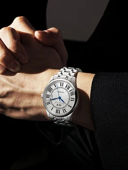 IW Retra Автоматични Часовници за Мъже MIYOTA Механизъм Механични Ръчни Часовници Сапфировая Римска Скала Календар Водоустойчив Reloj Hombre