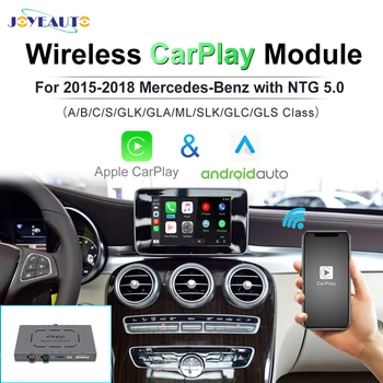 JoyeAuto Безжична Apple Carplay за Mercedes Benz A B C S GLK GLA S Class W221 2007-2017 NTG4.0 NTG4.5 NTG5 Android Авто CarPlay
