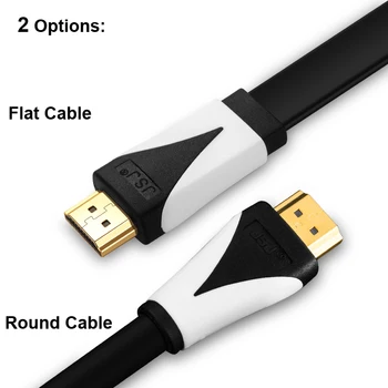 JSJ Кабел HDMI 2.0 В 4 КЪМ 3D Ethernet Аудио Обратен Канал за PS3 HD Проектор ТЕЛЕВИЗОР LCD Дисплей на Apple TV преносим Компютър Xbox