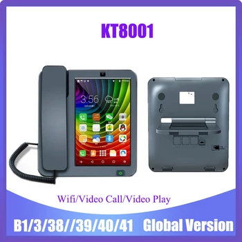 KT8001 4G СИМ-карта, на смартфон на базата на Android, телефон за видеоразговори със сензорен екран и запис на Wi-Fi за стационарни телефони за домашен бизнес