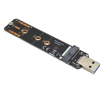 M. 2 към USB 3.0 Двухпротоколная Такса SSD M. 2 NVME PCIe NGFF SATA M2 SSD Адаптер за 2230 2242 2260 2280 NVME/SATA M. 2 SSD RTL9210B