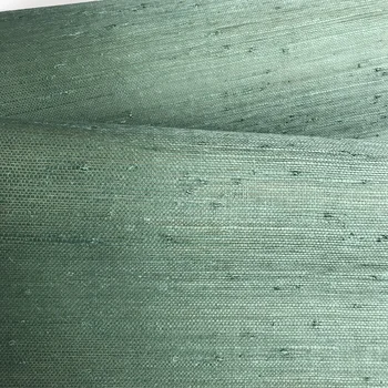 Mywind травянисто-зелени Луксозни тапети от този естествен материал, безвреден тапети на руло, домашен декор