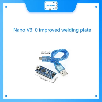 Nano V3. 0 подобрена заваръчен плоча atmega328p USB-TTL с USB-кабел