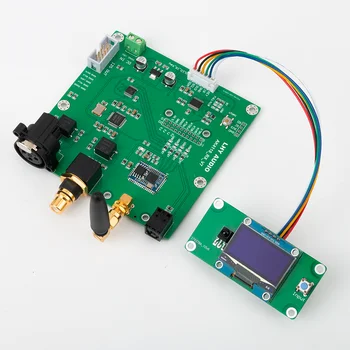 Nvarcher USB Коаксиален Bluetooth AES оптични влакна за IIS Подкрепя такса приемник XMOS/Amanero AK4118 с Декодиране