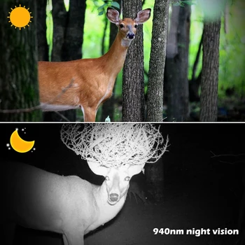 PR300 Wifi 24mp 1080P инфрачервена камера за лов на диви животни, улични камери за откриване на нощни фотоловушек за диви животни