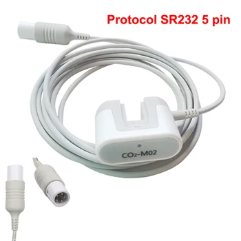 RS232 Протокол или TTL CO2-M02 Основната Капнографический Сензор EtCO2 Модулен за монитор на пациента CMS6000 CMS8000 CMS7000 CMS9200