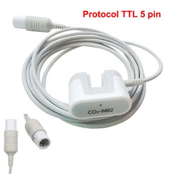 RS232 Протокол или TTL CO2-M02 Основната Капнографический Сензор EtCO2 Модулен за монитор на пациента CMS6000 CMS8000 CMS7000 CMS9200