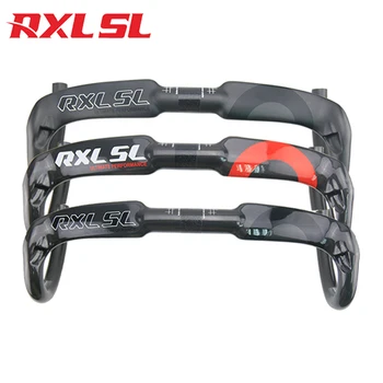 RXL SL въглеродни влакна Лост За Шоссейного Наем 400/420/440 мм Състезателна Дръжката е От Въглеродни Влакна С Разтегателен Колан Вътрешна Маршрутизация на Велосипеди Волана