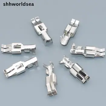 shhworldsea 10 бр./лот, клеммные конектори за автомобил на притежателя на предпазителя 6,3 мм, клеми блок предпазители 6,3 мм за VW и други