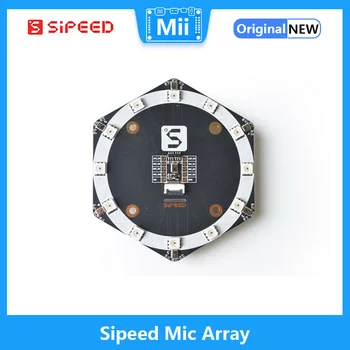 Sipeed 6+ 1 микрофон решетка за Локализиране на източника на звука за Разпознаване на реч и с формирането на лъча Микрофон решетка Sipeed автентична