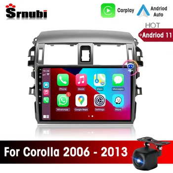 Srnubi 2 Din Android 11,0 Радиото в автомобила на Toyota Corolla E140 E150 2006-2013 Мултимедиен Плейър GPS Carplay Стерео DVD Главното Устройство