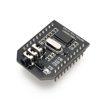 SYN6288 модул за управление на преноса на глас интелигентен модул за управление на разпространението на глас за Arduino (1 бр., черен)
