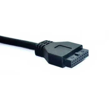 USB-HUB 19 + 1 20Pin 4 Порта USB 3.0 Разход Скоба за Предния Панел USB3.0 Адаптер-Хъб за Настолни КОМПЮТРИ 3,5 