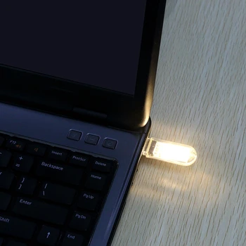 USB led лампа 5, Usb лампа за зареждане на мобилни устройства на вашия компютър, лампа за четене и мини-библиотеки лампа Настолна лампа за спални Нощно Осветление