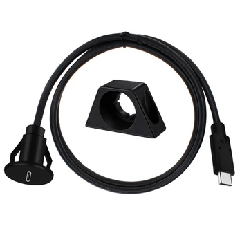 USB Type-C 3.1, удължителен кабел за свързване към контакт, линия за директна доставка на арматурното табло на автомобила