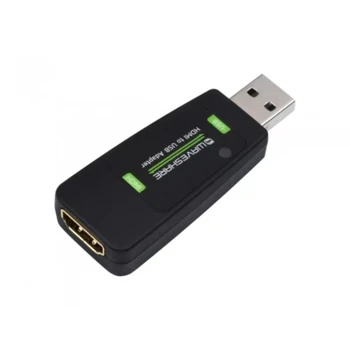 USB-порт, карта, заснемане на видео с висока разделителна способност HDMI за игри / стрийминг / камери, HDMI адаптер-USB без водачи