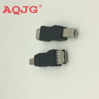 USB2.0 Тип A адаптер за свързване към USB B штекерному конектора за принтерного устройство, USB AF към USB BM Конектор usb за принтер