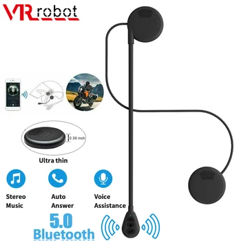 VR робот ультратонкая Bluetooth слушалки мотоциклет каска, слушалка с гласова поща Безжична стерео музикален плейър и слушалки 