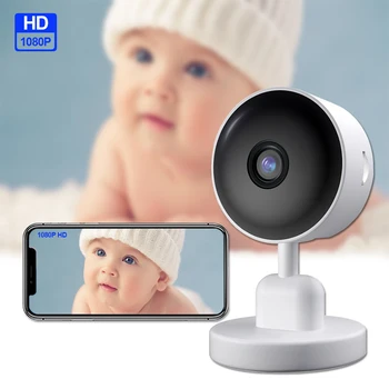 WiFi следи бебето 1080P Безжичен Монитор За Съня на Бебето Двупосочна Аудио Облачное Хранилище за Нощно Виждане Камера за Стареца Телефон Гледане на деца