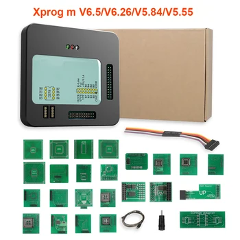 X PROG V6.50 Xprog M V5.55/V5.84/V6.12/V6.17/V6.26 Програмист настройки на чипове Auo ECU С адаптер Eeprom Високо качество