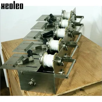 Xeoleo Ръчна машина за връзване на хот-дога за обвързване на колбаси 0-32 /10-42 мм/15-52 мм Ръчна машина за връзване на колбаси от неръждаема стомана