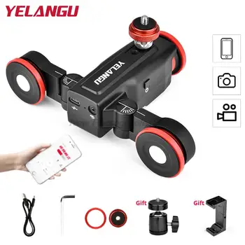 YELANGU L5 мотор слайдер камера Автоматична количка за видеозаснемане за огледално-рефлексен фотоапарат Sony iPhone Pro 13