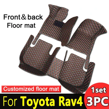 Автомобилни стелки за Toyota Rav4 2019 2017 2018 2015 2016 2013 2014 автомобилни килими по поръчка на аксесоари за интериора на колата накладки за крака калъф
