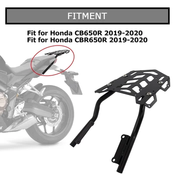 Аксесоари за мотоциклети, багажното седалка, на задната кутия, хвостовая товарен стелаж, метален багажник, багажното скоба за стена, стойка за Honda CB650R 2019-2020