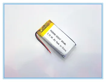 акумулаторна батерия за таблет 3,7 В, 800 mah, [652647] PLIB; полимерна литиево-йонна батерия за видеорегистратора, GPS, mp3, mp4, мобилен телефон, динамика
