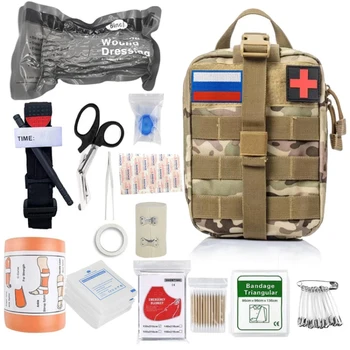 Аптечка за спешни оцеляване, военна тактическа чанта за администратор, чанта за спешна медицинска помощ, туристическа екипировка, тактически Molle за наранявания