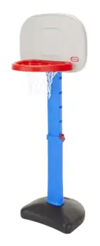 Баскетболното пръстен Little Tikes TotSports с лесен сметка, игрушечное баскетболното пръстен с топката