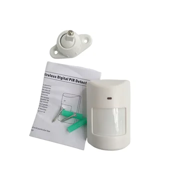 Безжичен датчик за движение човек PIR, неподатливост на домашни любимци, инфрачервен детектор, захранван с батерии, 433 Mhz за домашна аларма, система за защита на сигурността