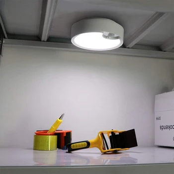 Безжична инсталация на тавана Led лампа за лесна настройка за Автоматично изключване в деня Движение топла светлина