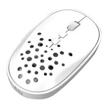 Безжична мишка, акумулаторна клетъчна обвивка, тиха безжична мишка за лаптоп, мишка 2,4 G, безжичен дисплей на хранене, на тънка тиха мишка