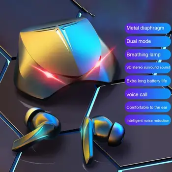 Безжични Слушалки Позициониране на звука с ниско закъснение на Звука, съвместими с Bluetooth 5.0 Слушалки за киберспортивных игри, Музикални Слушалки за Геймъри
