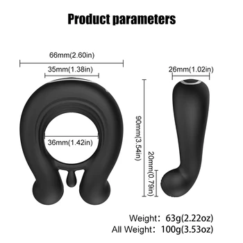 Безжично управление на приложението, Вибрираща пръстен за пенис, дилдо, вибратор, еластично пръстен за член на забавена еякулация, секс играчка за мъже, масаж на простатата