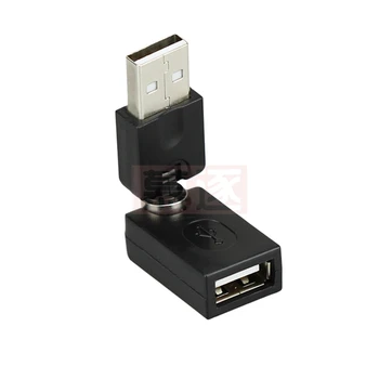 безплатно завъртане на 360 градуса USB адаптер за мъжа към жената USB адаптер за един мъж към жена, отточна тръба на шарнирна връзка огъващ интерфейс мъж към жена жена