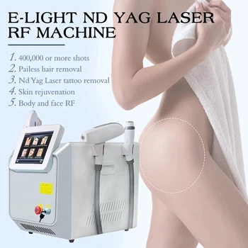 Бръчките Татуировки Възраждането на Кожата на Косата машини Обезцветяване на лазер ND YAG 3-in-1 OPT IPL Безболезнен За отстраняване на Козметични оборудване