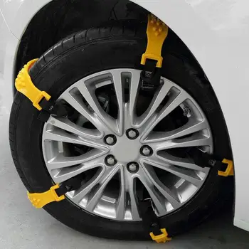 Верига за автомобилни гуми, 10 бр., мини кабели за гуми, утолщающий авто противоскользящий кал каишка, всички аксесоари за пътуване