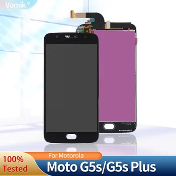Висококачествен Дисплей За Motorola Moto G5s XT1795 G5s Plus XT1802 LCD екран със Сензорен Цифрователем в Събирането на Резервни Части